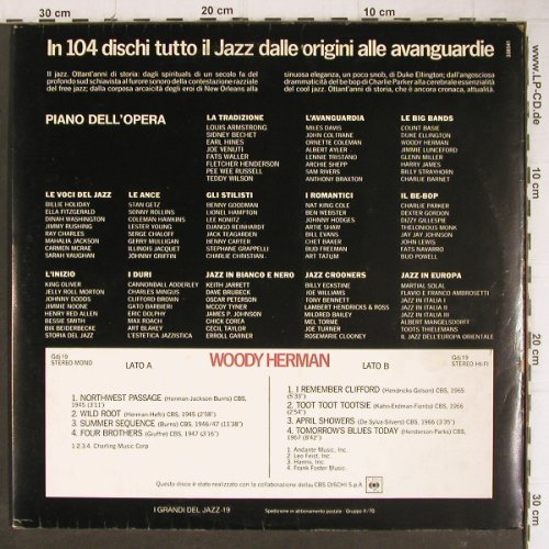 Herman,Woody: I Grandi Del Jazz, Foc, Fabbri Editori(GDJ 19), I,  - LP - Y8787 - 7,50 Euro