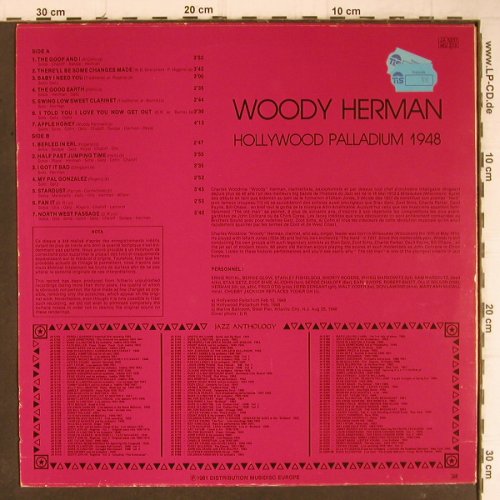 Herman,Woody: Hollywood Palladium 1948, Musidisc(JA 5237), F, 1981 - LP - Y8788 - 7,50 Euro