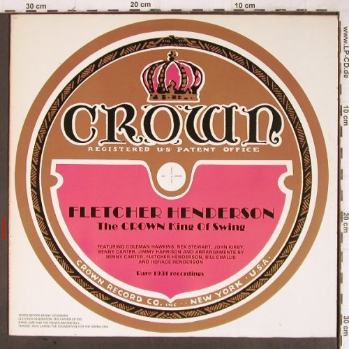 Henderson,Fletcher: The Crown King of Swing (1931), Savoy(WL70543), D, m-/vg+, 1985 - LP - Y8847 - 7,50 Euro