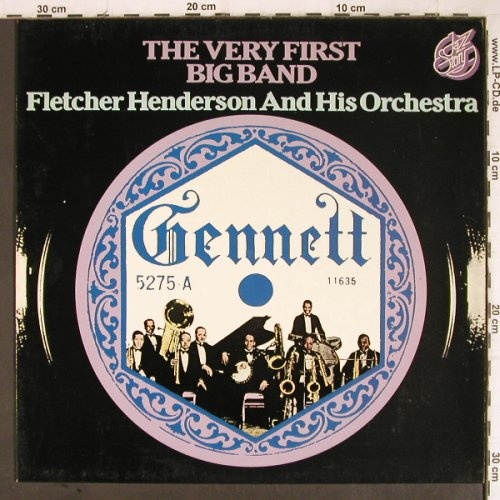 Henderson,Fletcher  and h.Orch.: The Very First Big Band (1923-27), Jazz Story(40.009), D, 1976 - LP - Y8848 - 7,50 Euro