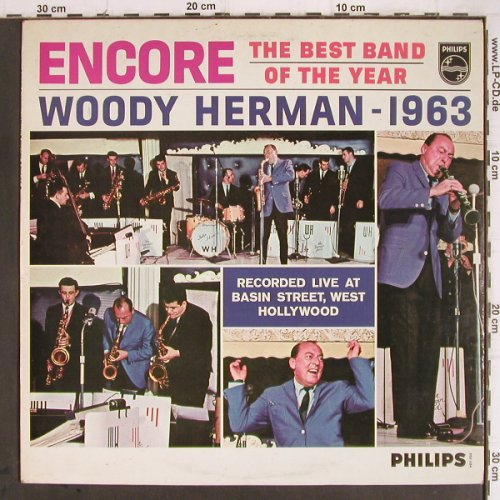 Herman,Woody: Encore,Best Band of the Year, Live, Philips(652 034 BL), NL, Mono, 1963 - LP - Y9345 - 12,50 Euro