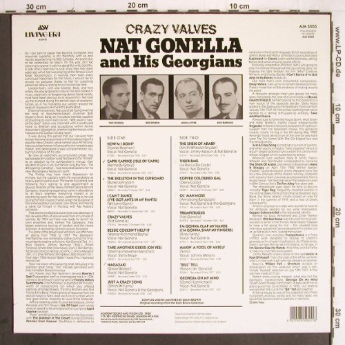 Gonella,Nat and his Georgians: Crazy Valves (1934-37), ASV Living Era(AJA 5055), UK, 1988 - LP - Y9539 - 7,50 Euro