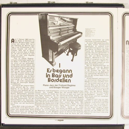 V.A.Zeitmagazin Exklusiv:&nbsp;Jazz 2:The Grand Piano Family, CBS (LSP 14 503), NL,Box, 1976 Typ:&nbsp;5LP Best.-Nr.:&nbsp;Y9858 Preis:&nbsp; 12,50 Euro