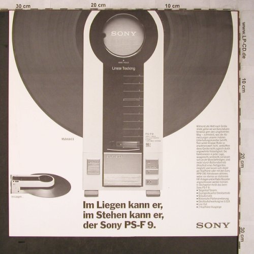 Sony - Innersleeve: Walkman, PS-F9, Sony(2400331), D,  - Sleeve - X5340 - 1,50 Euro