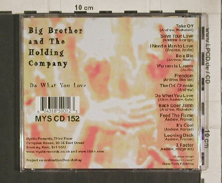 Big Brother & Holding Company: Do what you Love, bbhc.com(), A, 98 - CD - 80992 - 7,50 Euro