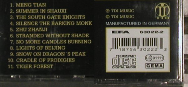Tangerine Dream: Great Wall Of China - Soundtrack, TDI(022), D, FS-NEW,  - CD - 81104 - 10,00 Euro