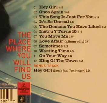 Zornik: The Place Where You Will Find Us, Parlophone(), EU, 2001 - CD - 81106 - 7,50 Euro