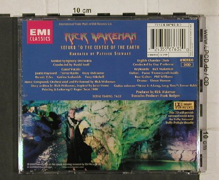 Wakeman,Rick: Return To The Centre Of Earth, EMI(), EEC, 1999 - CD - 81238 - 7,50 Euro
