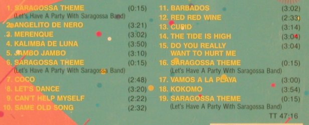 Saragossa Band: Party with, ZYX(55002-2), D,  - CD - 81990 - 7,50 Euro