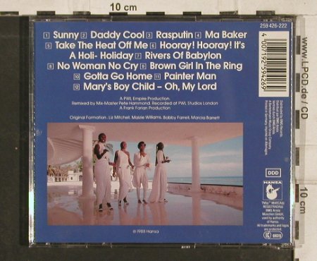 Boney M. Reunion'88: Greatest Hits Remix, Ariola(259 426), D, 1988 - CD - 82848 - 6,00 Euro