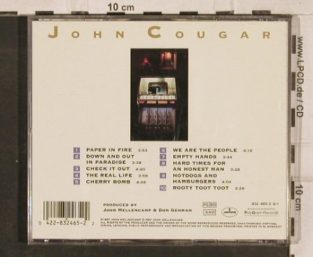 Cougar Mellencamp,John: Lonesome Jubilee, Mercury(), D, 1987 - CD - 83018 - 4,00 Euro
