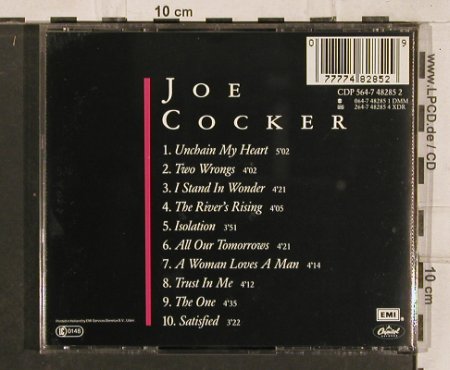 Cocker,Joe: Unchain My Heart, EMI(), D, 1987 - CD - 83028 - 4,00 Euro