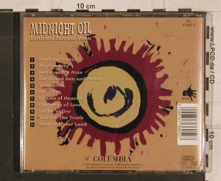 Midnight Oil: Earth and Sun and Moon, Columb.(), A, 1993 - CD - 83205 - 5,00 Euro