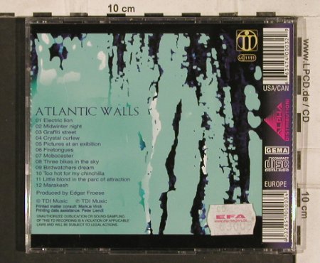 Tangerine Dream: Atlantic Walls, TDI(003), D,  - CD - 83350 - 6,00 Euro
