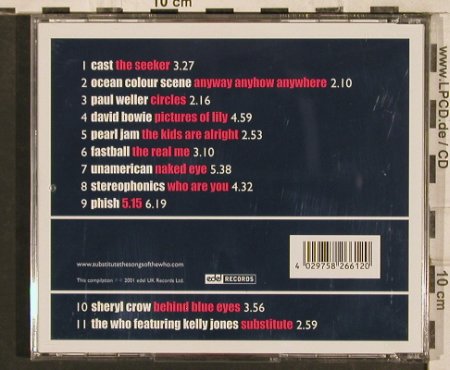 Who by V.A.: Substitute, ..Weller,Bowie,Phish.., Edel(), D, 2001 - CD - 83398 - 7,50 Euro