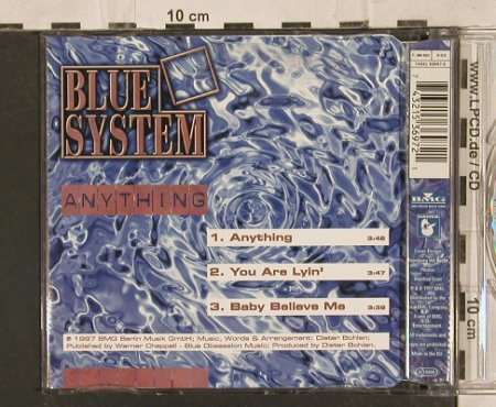 Blue System: Anything+2, Hansa(), D, 1997 - CD5inch - 83696 - 3,00 Euro