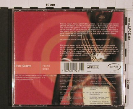 V.A.Pure Groove: Pacific Orgin, (Dance...Pop), Oceania(), EU, 2001 - CD - 84190 - 7,50 Euro