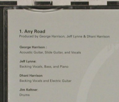 Harrison,George: Any Road by.1Tr. Promo, Parlophone(CDRDJ 6601), EU, 02 - CD5inch - 90131 - 7,50 Euro