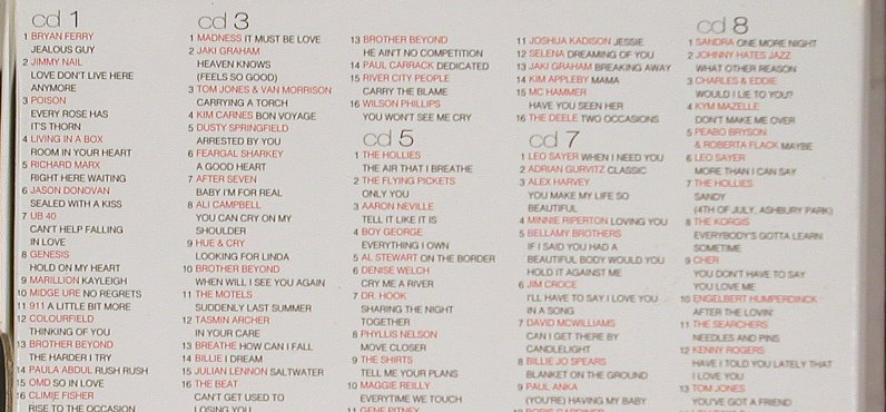 V.A.L'Amour: 128 classic love songs - Box, Disky(DB 995352), , 2000 - 8CD - 90748 - 11,50 Euro
