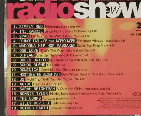 V.A.Radio Show Nr.2: 18 Tr.SimplyRed,AC/DC,U2,2Pac.., EW(1417/66), EU, 95 - CD - 90884 - 12,50 Euro