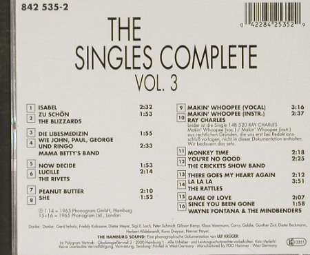V.A.The Star Club: Singles Complete Vol.3, Star Club(), D,  - CD - 91038 - 12,50 Euro