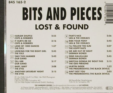 V.A.Bits & Pieces: Lost & Found, Star Club(), D,  - CD - 91051 - 12,50 Euro