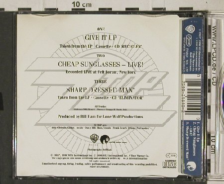 ZZ Top: Give It Up+2, WB(), D, 1990 - CD5inch - 91186 - 4,00 Euro