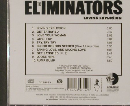 Eleminators, the: Loving Explosion '74, FS-New, Soul Brother(), , 1999 - CD - 91932 - 10,00 Euro