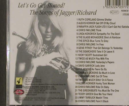 Jagger / Richard  by V.A.: Let's Go Get Stoned!,24Tr., FS-New, Sequel(NEMcd 577), UK, 2000 - CD - 91968 - 10,00 Euro