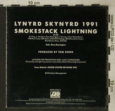 Lynyrd Skynyrd: Smokestack Lighning, Promo,1Tr.Digi, Atlantic(PRcd3960-2), US, 1991 - CD5inch - 92595 - 10,00 Euro