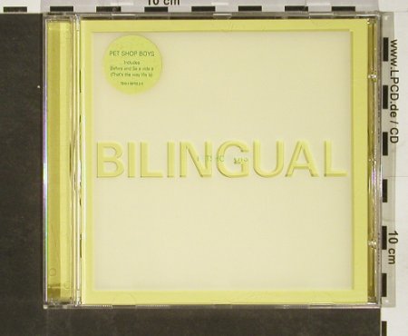 Pet Shop Boys: Bilingual (Original Case), Parlophone(4 89702 2), NL, 1996 - CD - 93069 - 14,00 Euro