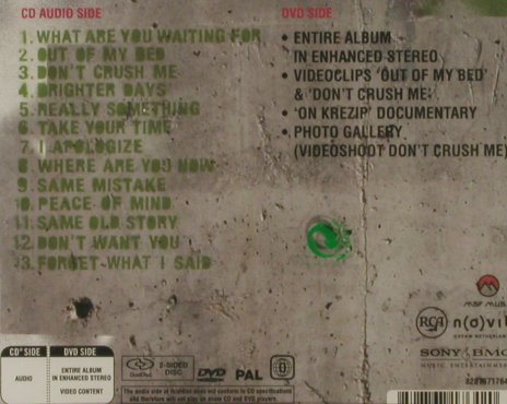 Krezip: What Are You Waiting For,Dualdisc, Sony(), EU,FS-new, 2005 - CD - 94158 - 10,00 Euro