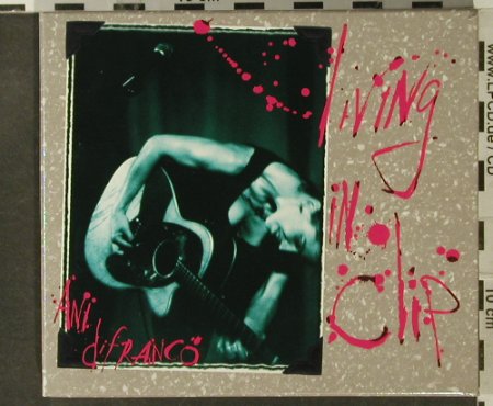 DiFranco,Ani: Living In Clip Box, Booklet, Righteous(RBR011-D), UK, 1997 - 2CD - 95202 - 15,00 Euro