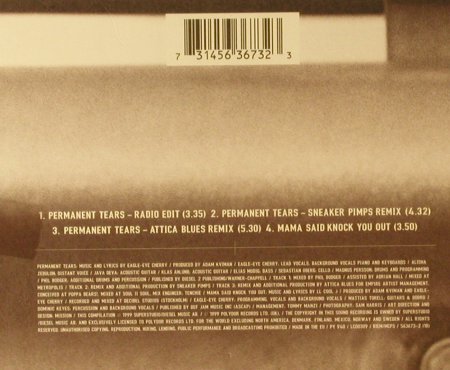 Eagle-Eye Cherry: Permanent Tears,4 Tr.Digi, Polyd.(), EEC, 1999 - CD5inch - 95557 - 4,00 Euro
