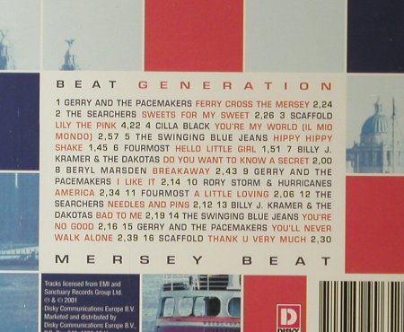 V.A.Beat Generation: Gary & Pacemakers...Scaffold,16Tr., Disky(), EU, 2001 - CD - 96012 - 5,00 Euro