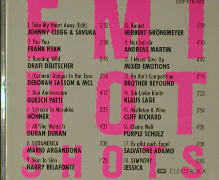 V.A.Hot Shots: 18Tr.Promo,J.Clegg...Jessica, EMI(CDP 518 822), D, 1988 - CD - 96648 - 5,00 Euro