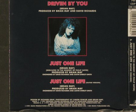 May,Brian: Driven By You+2, Parlophone(), NL, 1991 - CD5inch - 96794 - 5,00 Euro
