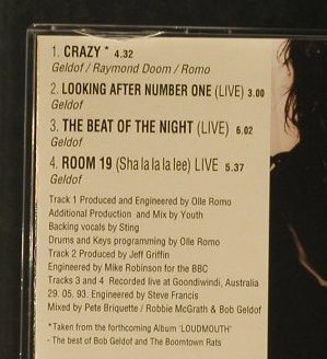 Geldof,Bob: Crazy+3, Vertigo(), D, 1994 - CD5inch - 96850 - 4,00 Euro