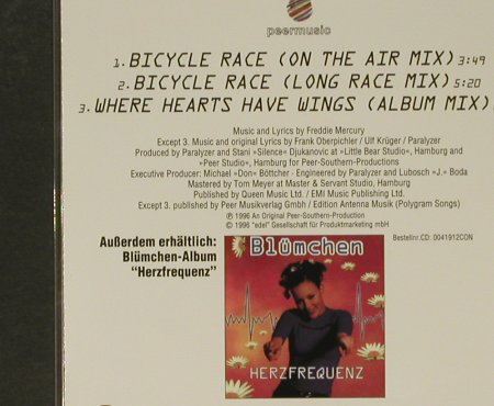 Queen dance traxx feat Blümchen: Bicycle Race*2+1, Edel(), , 96 - CD5inch - 96936 - 3,00 Euro