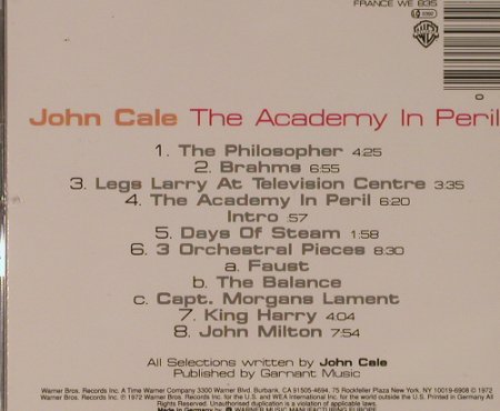 Cale,John: The Academy In Peril, WB(), D, 1972 - CD - 97151 - 7,50 Euro