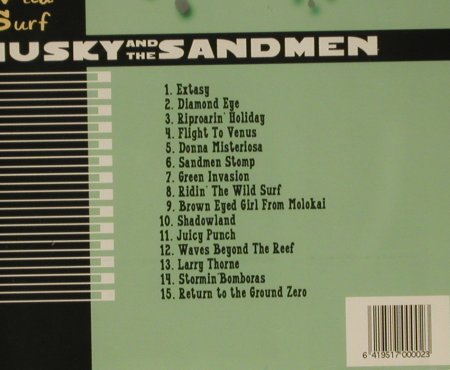 Husky And The Sandmen: Ridin'TheWild Surf, 15 Tr., Gas(GASCD-2), SF, 2000 - CD - 97186 - 10,00 Euro