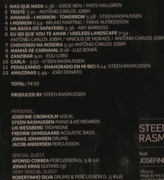 Rasmussen,Steen: Amanha I Morr, f.Josefine Cronholm, Calibrated(CALI 104), , 2009 - CD - 80613 - 7,50 Euro