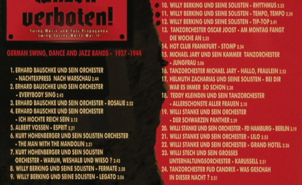 V.A.German Swing,Dance &J.Bands: 1937-40,Bauschke,Vossen,Berking.., Proper(P1321), UK,24Tr.,  - CD - 81657 - 9,00 Euro