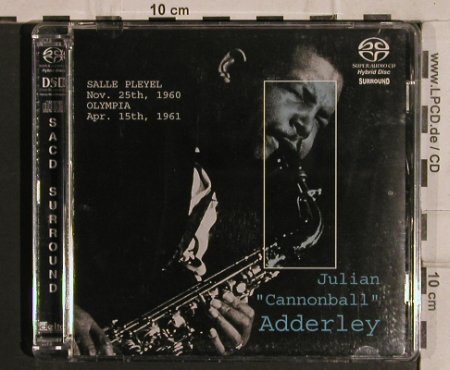 Cannonball Adderley, J.: Salle Pleyel,Nov25th,960,Olympia, Delta(), SACDhybrid, 2003 - CD - 82368 - 10,00 Euro