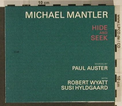 Mantler,Michael: Hide And Seek, ECM 1738(549 612-2), D, 2001 - CD - 82427 - 10,00 Euro