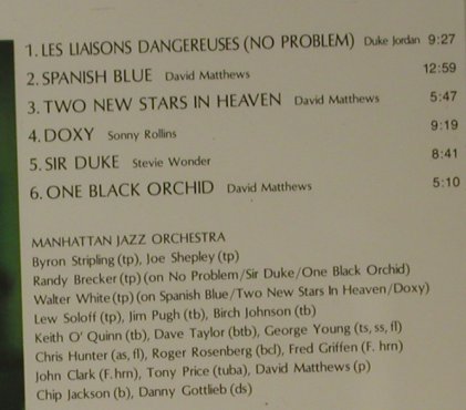 Manhattan Jazz Quintet: Les Liaisons Dangereuses, SweetBasil(), D, 1992 - CD - 82436 - 7,50 Euro