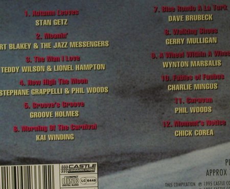 V.A.Jazz Masterpieces 1 & 2: Stan Getz...Chick Corea,Monk, Castle(MAT CD 333/334), UK, 1995 - CDx2 - 82500 - 9,00 Euro