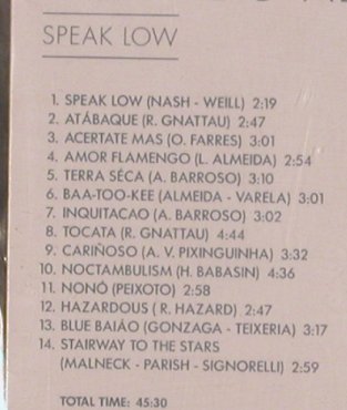 Almeida,Laurindo & Bub Shank: Speak Low, FS-New, Past Perfect(), , 01 - CD - 82966 - 5,00 Euro