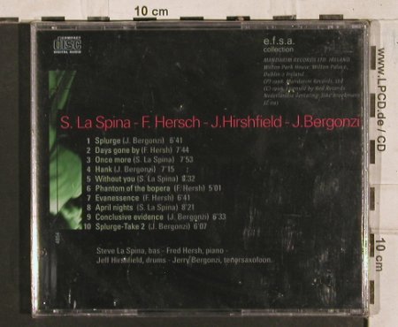 La Spina/Hersch/Hirshfield/Begonzi: Jazz Masters, FS-New, efsa(MR-05156), , 1998 - CD - 83757 - 10,00 Euro