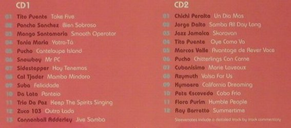 V.A.Latin Jazz: The Essential Album, 25 Tr., FS-New, CBS(), NL, 2002 - 2CD - 92449 - 11,50 Euro